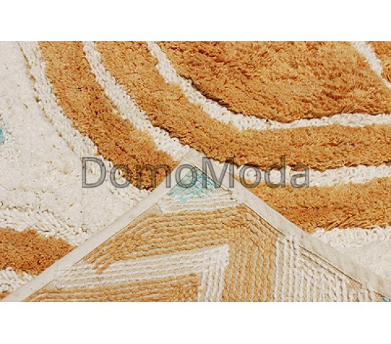 Килим для ванної Indian Handmade Kayak RIS-BTH-5247 QVA-WHITE - Висока якість за найкращою ціною в Україні зображення 2.